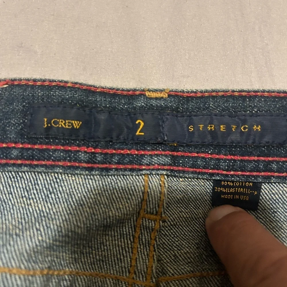 J. Crew Women's Dark Blue Straight Leg Jeans